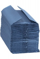 C Fold Hand Towels 1 Ply Nova Blue - 22cm x 25cm x 2400